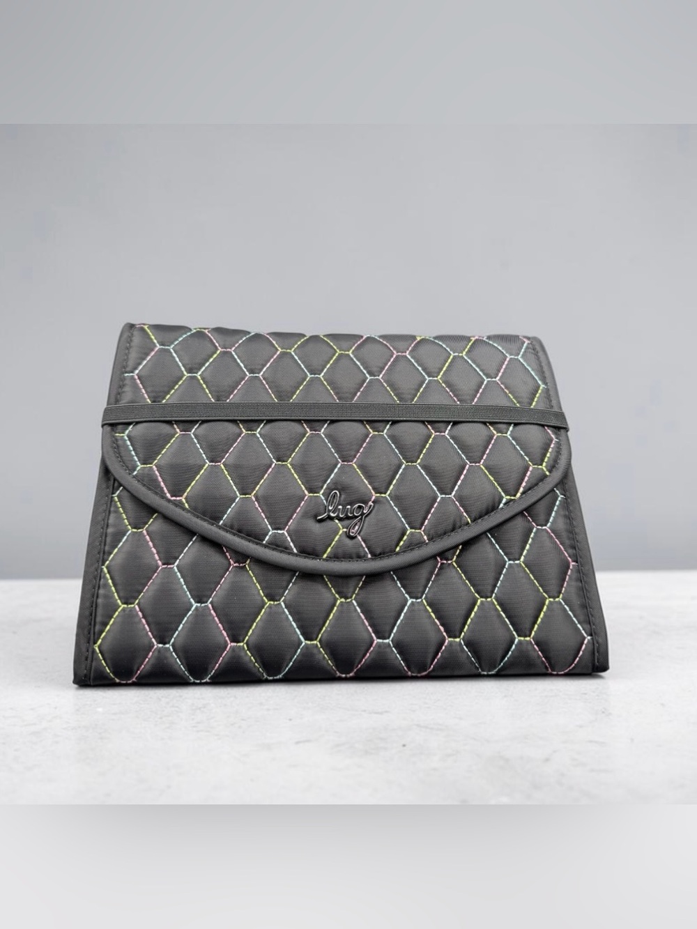 Lug Rockabilly Jewelry Storage Folio - Rainbow Black